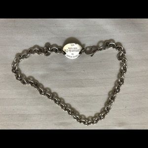 Please Return to Tiffany & Co. silver choker